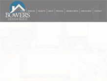 Tablet Screenshot of bowersdesignbuild.com